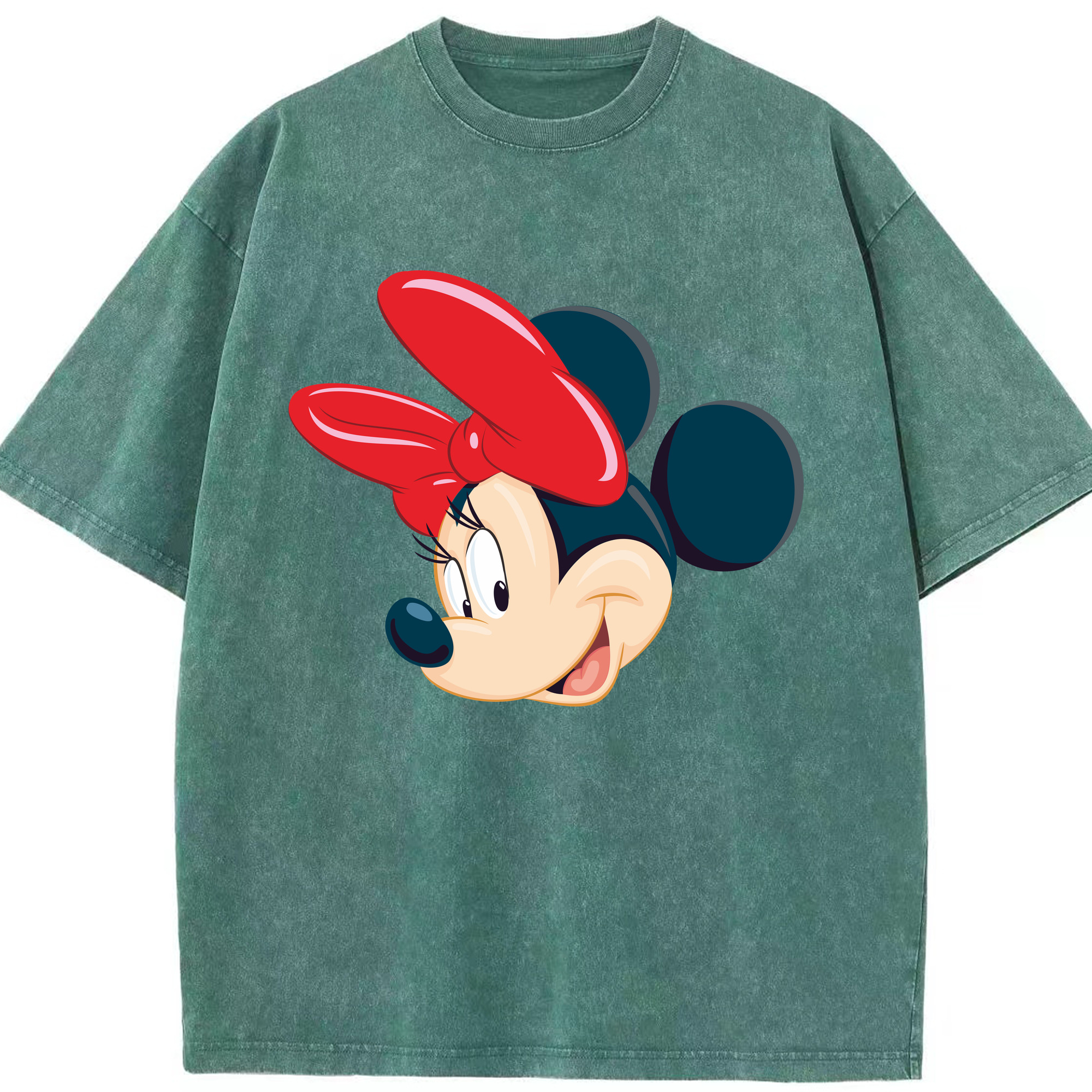 （画像用） ミッキーマウス Mickey Mouse 綿100% ヴィンテージ風 半袖Tシャツ（フロントプリント）